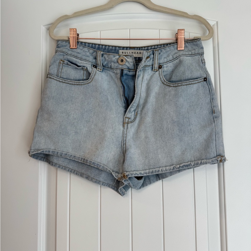 Bullhead Women's Light Denim Jean Shorts